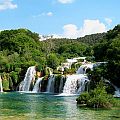 View on beautiful waterfalls.