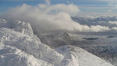 View on a wild winter landscape in North Scotland.http://commons.wikimedia.org/wiki/File:West_Highland_Way_From_Meall_a_Bhuiridh_-_geograph.org.uk_-_1139037.jpg