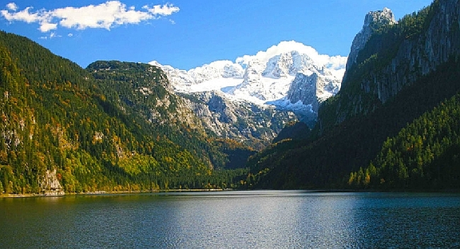 View on Austrian Lake District