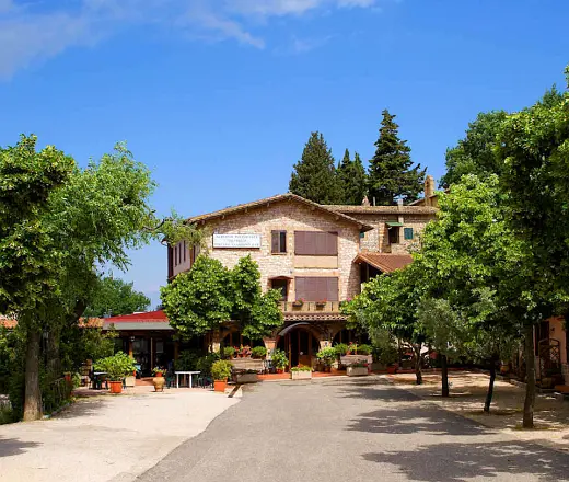 exterior of hotel in Assisi