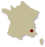 Map of France showing the location of the Walk the French Alps Guided walking holiday