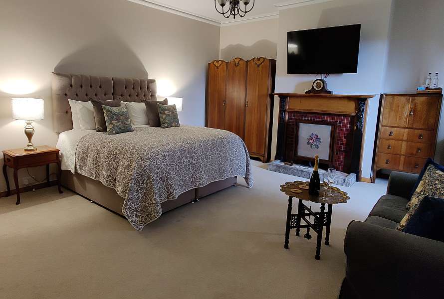 Spacious luxury bedroom