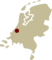 Map of Netherlands showing the location of the Walking from Coast to Border in the Netherlands Self-guided walking holiday